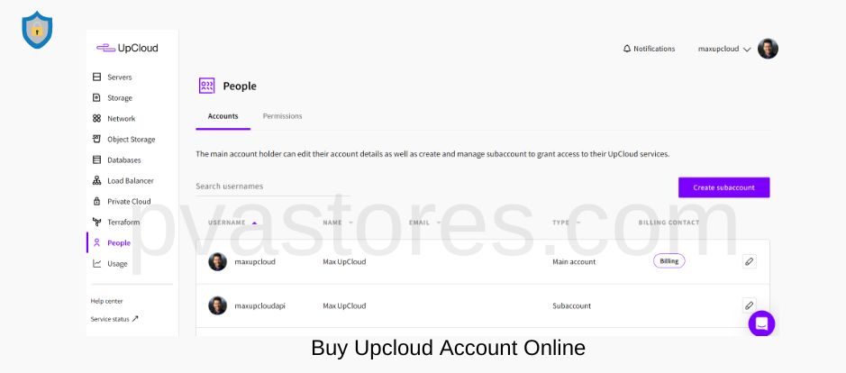 Buy Upcloud Account Online