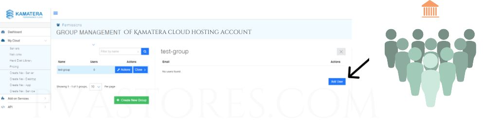 Kamatera cloud hosting account