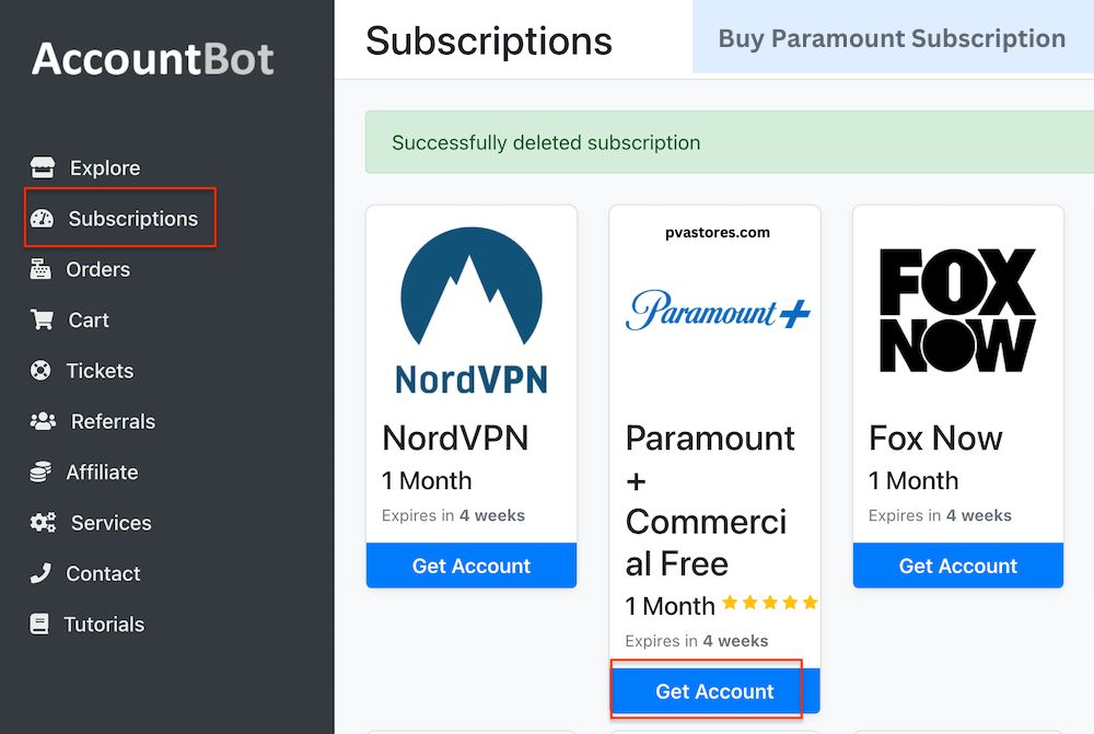 Buy Paramount Account, Get Paramount Account, Buy Paramount Subscription, Paramount Plus Account for Sale, Buy Paramount Plus Membership
